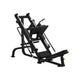 Black gym machine on a white background