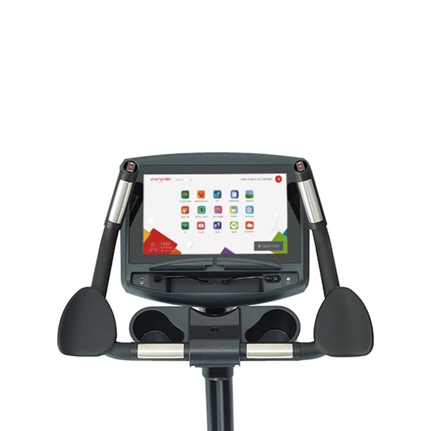 Gym Gear C98e Entertainment Upright Bike - QVEC